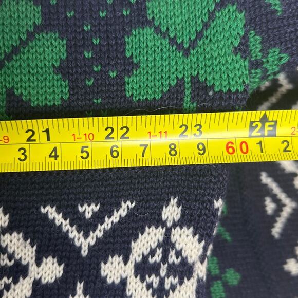 Blarney Castle Designs Pure New Wool Shamrock Sweater Large - Picture 5 of 6